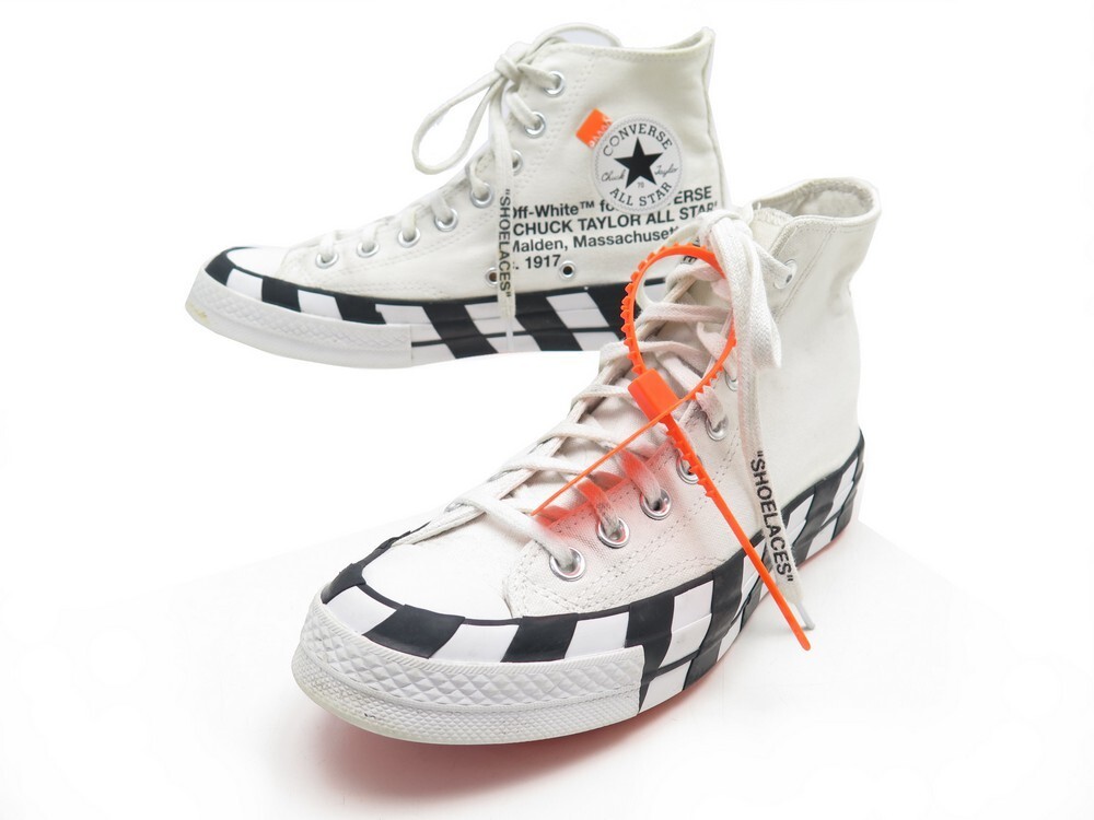 off white x converse baskets 39.5 chuck