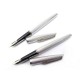 PARURE DE 2 STYLOS PLUMES WATERMAN C/F EN ARGENT 925 GUILLOCHE FOUNTAIN PEN SET