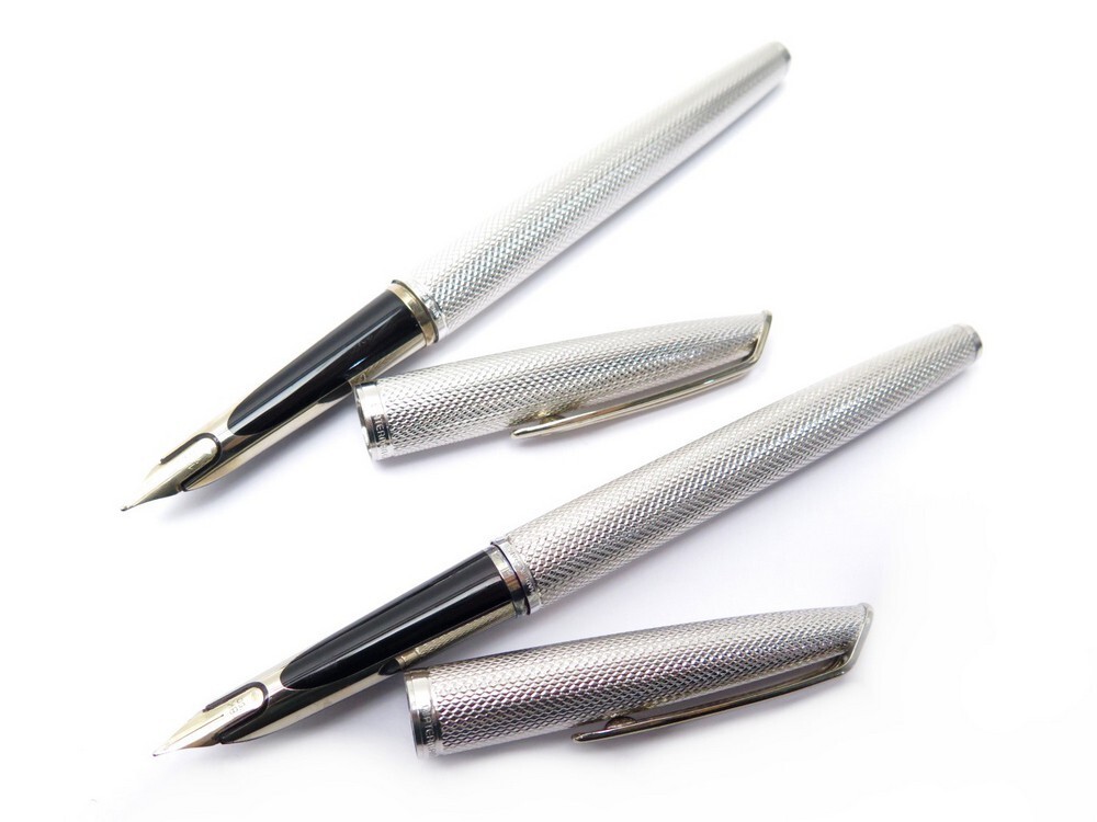 Stylo Plume Waterman CF En Argent Massif - Modèle Vintage Avec Plume En Argent - Occasion Avec Traces D'usage