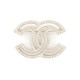 NEUF BROCHE CHANEL LOGO CC & STRASS A64746 EN METAL DORE NEW GOLDEN BROOCH 580€