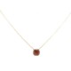 COLLIER POMELLATO PENDENTIF NUDO CITRINE & OR ROSE 18K GOLD NECKLACE 2200€