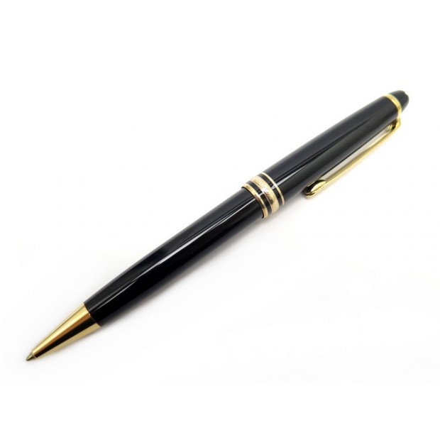 NEUF STYLO BILLE MONTBLANC MEISTERSTUCK CLASSIQUE DORE 10883 NOIR BOITE PEN 370€