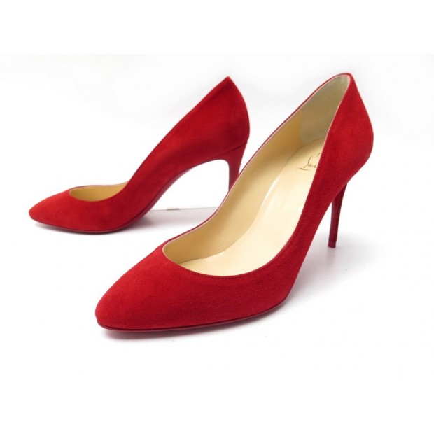 NEUF CHAUSSURES CHRISTIAN LOUBOUTIN ELOISE 38.5 ROUGE 3180614 + BOITE SHOES 575€