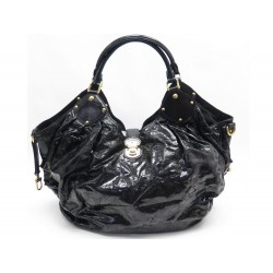 SAC A MAIN LOUIS VUITTON MAHINA GM EN CUIR MONOGRAM VERNIS NOIR HAND BAG 2000€