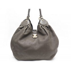 SAC A MAIN LOUIS VUITTON MAHINA XL CUIR MONOGRAM TAUPE LEATHER HAND BAG 2600€