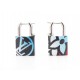 NEUF BOUCLES D'OREILLES LOUIS VUITTON CADENAS LOCK ME SPEEDY MP2003 NEW EARRINGS