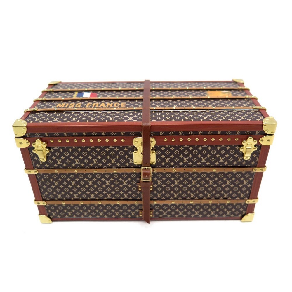 Lot 64 - A Louis Vuitton mini Malle Fleurs Trunk