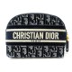 NEUF POCHETTE CHRISTIAN DIOR TROUSSE TOILE MONOGRAMME OBLIQUE CASE CLUTCH 450€