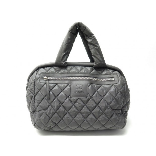 NEUF SAC DE VOYAGE A MAIN CHANEL COCO COCOON TOILE MATELASSE ET CUIR BAG 2250€