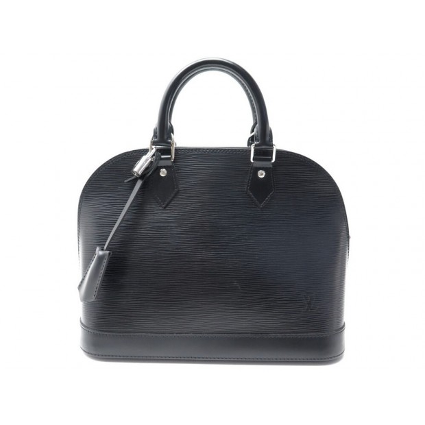 NEUF SAC A MAIN LOUIS VUITTON ALMA PM CUIR EPI NOIR M40302 HAND BAG PURSE 1900€