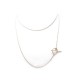 NEUF COLLIER HERMES SAUTOIR LOOP PM EN OR ROSE 18K MAILLE CHAINE ANCRE NECKLACE