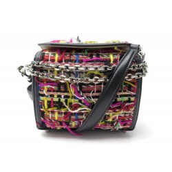 NEUF SAC A MAIN ALEXANDER MCQUEEN BOX 16 TWEED MULTICOLORE BANDOULIERE BAG 1900€