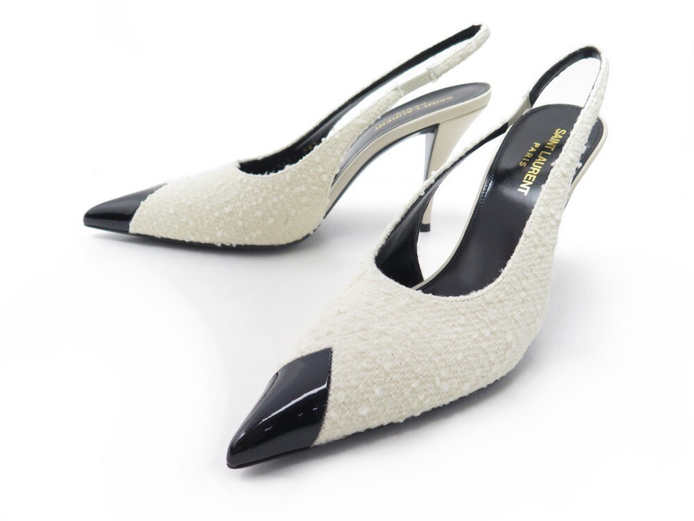 saint laurent tweed pumps