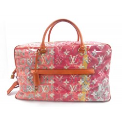 SAC A MAIN DE VOYAGE LOUIS VUITTON WEEKENDER GM RICHARD PRINCE TOILE BAG 2700€