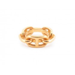 ANNEAU DE FOULARD HERMES REGATE CHAINE D'ANCRE METAL DORE GOLD SCARF RING 175€