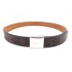 CEINTURE LOUIS VUITTON T80 EN TOILE MONOGRAM LV MARRON BROWN CANVAS BELT 320€