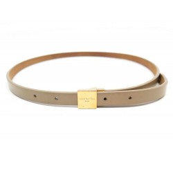 CEINTURE LOUIS VUITTON FINE 1.5CM T 83 FEMME EN CUIR BEIGE LEATHER BELT 295€