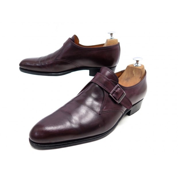 CHAUSSURES JM WESTON DERBY FLORE 529 MOCASSINS A BOUCLE 8E 42 L CUIR SHOES 890€