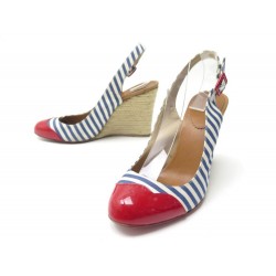 CHAUSSURES CHRISTIAN LOUBOUTIN CHUS 39 ESPADRILLES TALONS COMPENSES WEDGES 490€