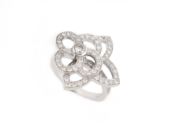 bague louis vuitton les ardentes fleur 51 or blanc 18k