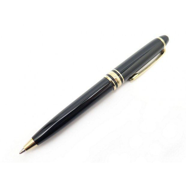 STYLO BILLE MONTBLANC MEISTERSTUCK MOZART PM DORE EN RESINE NOIR BALL PEN 335€