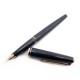 STYLO PLUME MONTBLANC CLASSIQUE RESINE NOIR CARTOUCHES FOUNTAIN PEN 365€