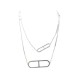 COLLIER HERMES SAUTOIR EVER CHAINE D'ANCRE ARGENT H116103B00117 NECKLACE 1170€
