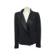 VESTE SMOKING LOUIS VUITTON TAILLE M 38 EN SOIE NOIRE BLACK SILF WOMAN JACKET