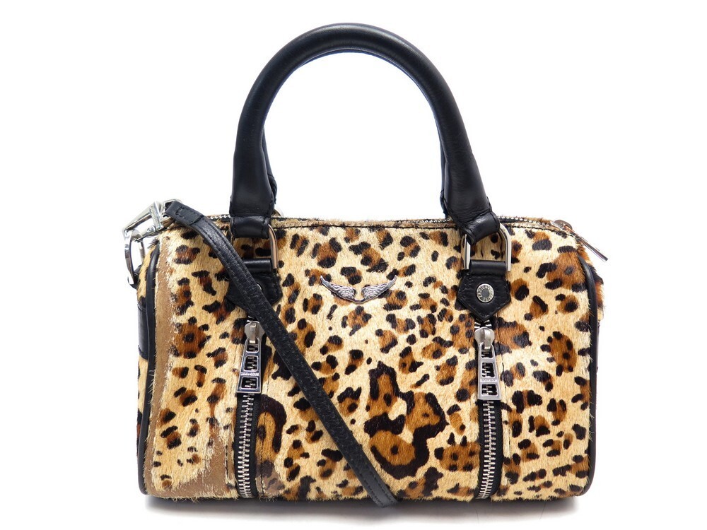 sac a main zadig voltaire sunny xs poulain leopard