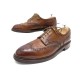 CHAUSSURES CROCKETT & JONES PEMBROKE 8679 9.5E 43.5 DERBY MARRON SHOES 560€