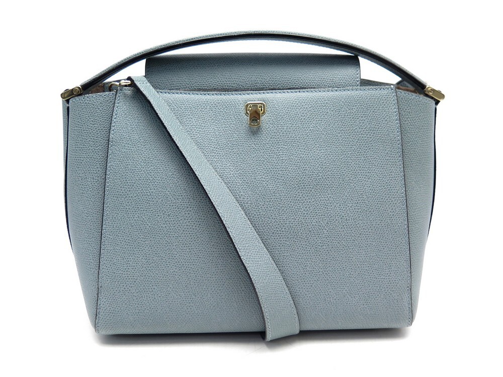 sac a main valextra brera medium en cuir graine