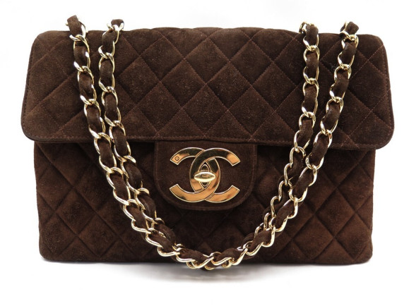  sac a main chanel timeless maxi jumbo en daim
