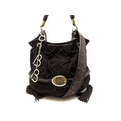 SAC A MAIN LANCEL BRIGITTE BARDOT BB A05330 DAIM MARRON BANDOULIERE HANDBAG 890€