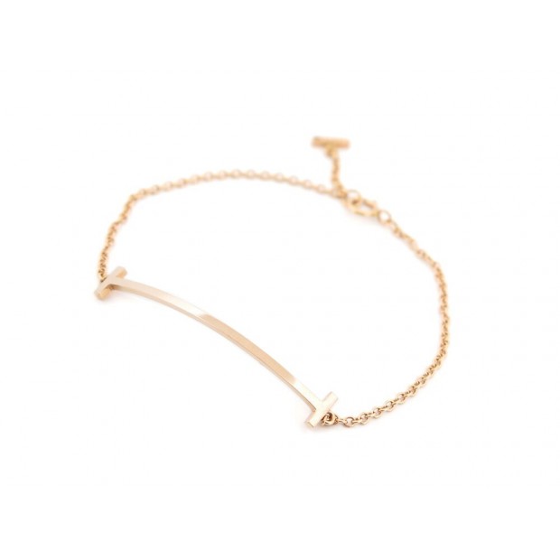 BRACELET TIFFANY T SMILE 60150763 EN OR JAUNE 18K BOITE YELLOW GOLD BANGLE 1000€