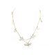 COLLIER SAUTOIR EN OR JAUNE 18K & PAMPILLES CHARMS EN NACRE LONG GOLD NECKLACE