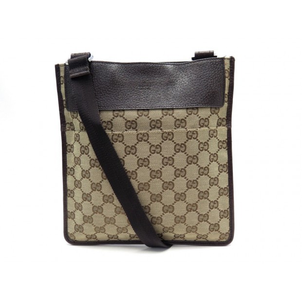 NEUF SACOCHE GUCCI 27639 TOILE MONOGRAMME SUPREME GG BANDOULIERE SAC CLUTCH 800€