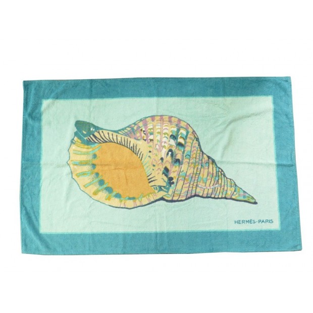 SERVIETTE DRAP DE BAIN HERMES COTON POISSON 