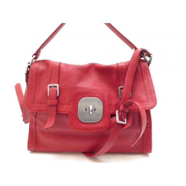 NEUF SAC A MAIN LONGCHAMP GATSBY 151777960 CUIR GRAINE FACON LEZARD ROUGE 490€