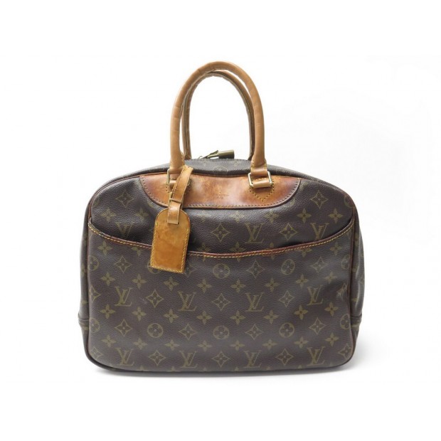 SAC A MAIN LOUIS VUITTON DEAUVILLE M4727 EN TOILE MONOGRAM VANITY HAND BAG 1250€