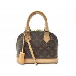 SAC A MAIN LOUIS VUITTON ALMA BB TOILE MONOGRAM M53152 BANDOULIERE HANDBAG 1300€