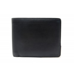 PORTEFEUILLE DIOR HOMME PORTE CARTES MONNAIE CUIR GRAINE NOIR BLACK WALLET 330€