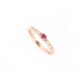 BAGUE MAUBOUSSIN CAPSULE D'EMOTION PASSIONNEMENT 51 DIAMANTS RUBIS OR 18K 605€