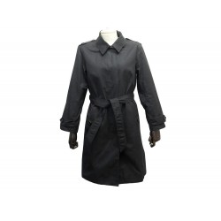 MANTEAU IMPERMEABLE LOUIS VUITTON TRENCH 44 L COTON NOIR COAT JACKET 3500€