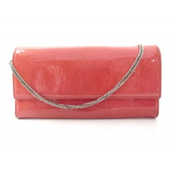 PORTEFEUILLE CHRISTIAN DIOR RENDEZ-VOUS EN CUIR VERNIS OBLIQUE POCHETTE WOC 850€