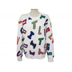NEUF PULL LOUIS VUITTON LETTRES LETTERS LV X NBA 1A8X0J L 50 SWEATER SOLDOUT