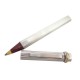 VINTAGE STYLO BILLE CARTIER TRINITY ROLLERBALL EN METAL ARGENTE POCHON PEN 320€