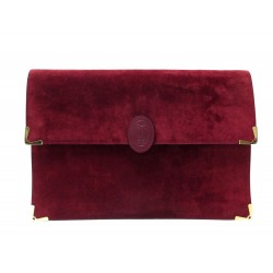 VINTAGE SAC POCHETTE A MAIN LES MUST DE CARTIER CARTABLE SERVIETTE + BOITE 1180€