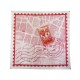 FOULARD HERMES DE PASSAGE A PARIS VIALARS CARRE 90 SOIE BLANC SILK SCARF RARE