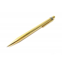 VINTAGE STYLO BILLE MUST DE CARTIER MAILLON PANTHERE DORE BALLPOINT PEN 710€