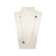 COLLIER MORGANNE BELLO SAUTOIR FRIANDISE TREFLE 80CM OR JAUNE 18K NECKLACE 1200€